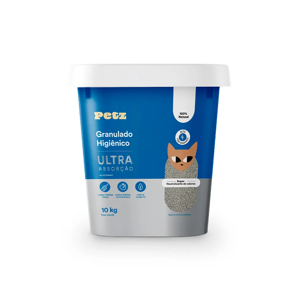 Areia Petz Ultra Absorção 10 kg - Petz